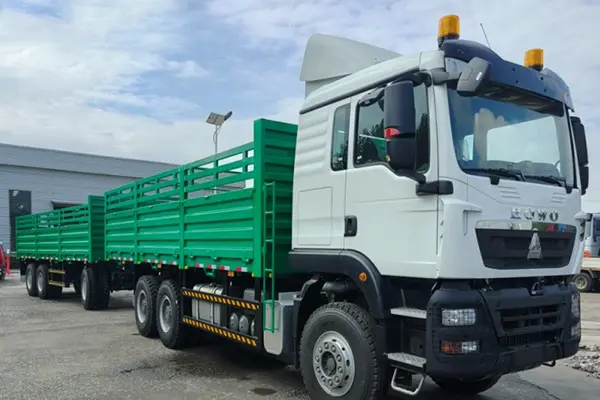 „DeRun 21“ vienetai „Drawbar Full“ priekaba nuvyko į Tianjin uostą