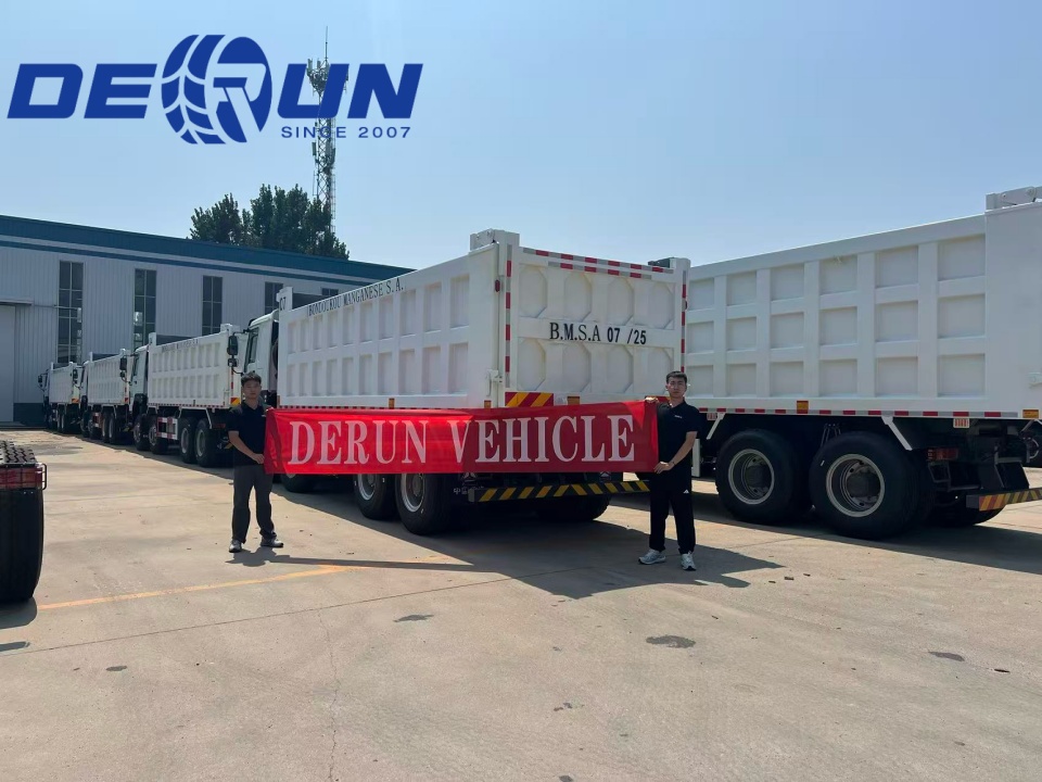 „10units Howo 8x4 Tipper“ sunkvežimiai bus išsiųsti į Dramblio Kaulo Krantą