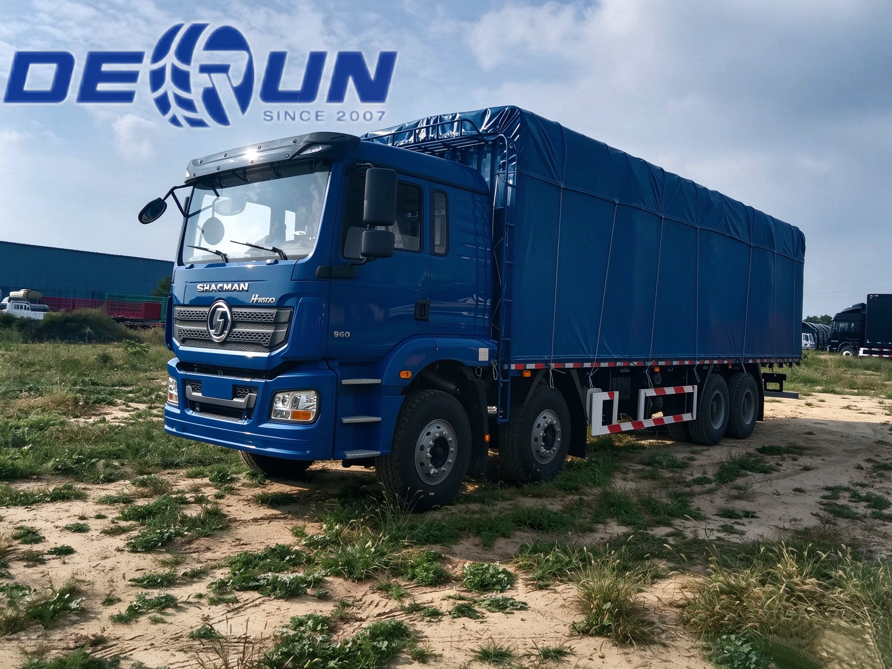 Shacman H3000 8x4 savivartis bus išsiųstas į Ganą