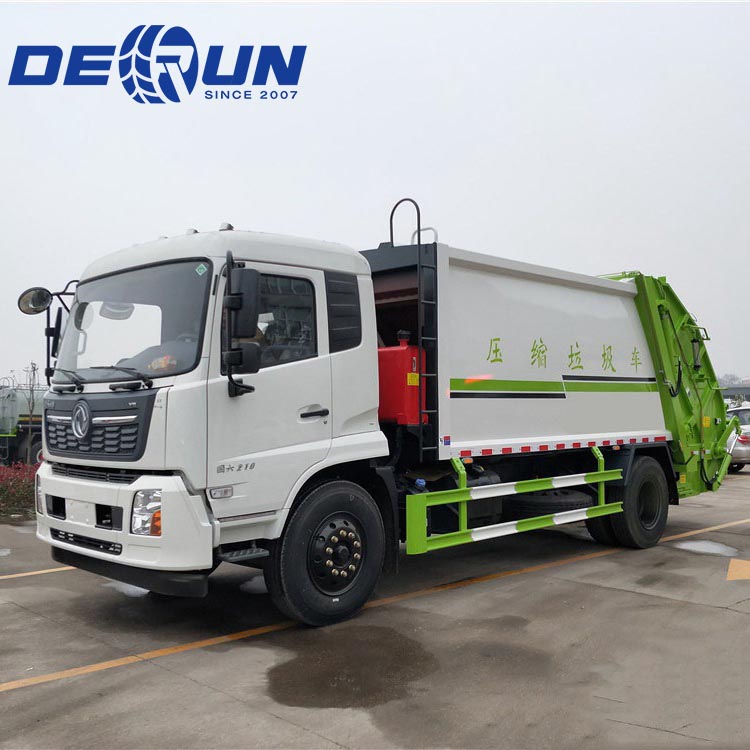 Dongfeng 4x2 šešių ratų šiukšlių kompresorius
